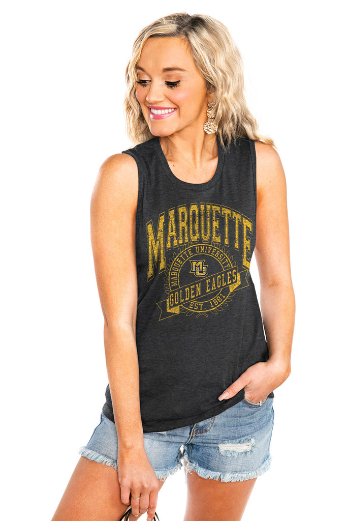 MARQUETTE GOLDEN EAGLES "NEVER BETTER" JERSEY MUSCLE TANK - Shop The Soho