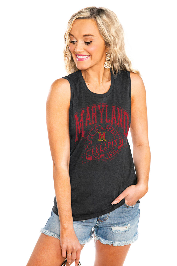 MARYLAND TERRAPINS "NEVER BETTER" JERSEY MUSCLE TANK - Shop The Soho