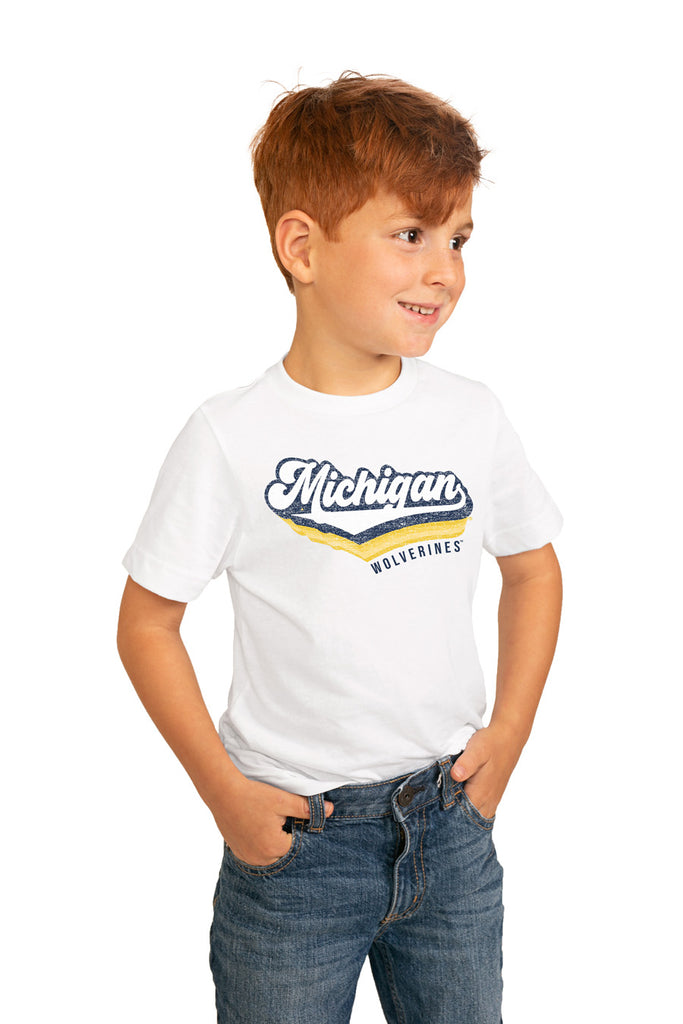 Michigan Wolverines "Vivacious Varsity" Youth Tee - Gameday Couture