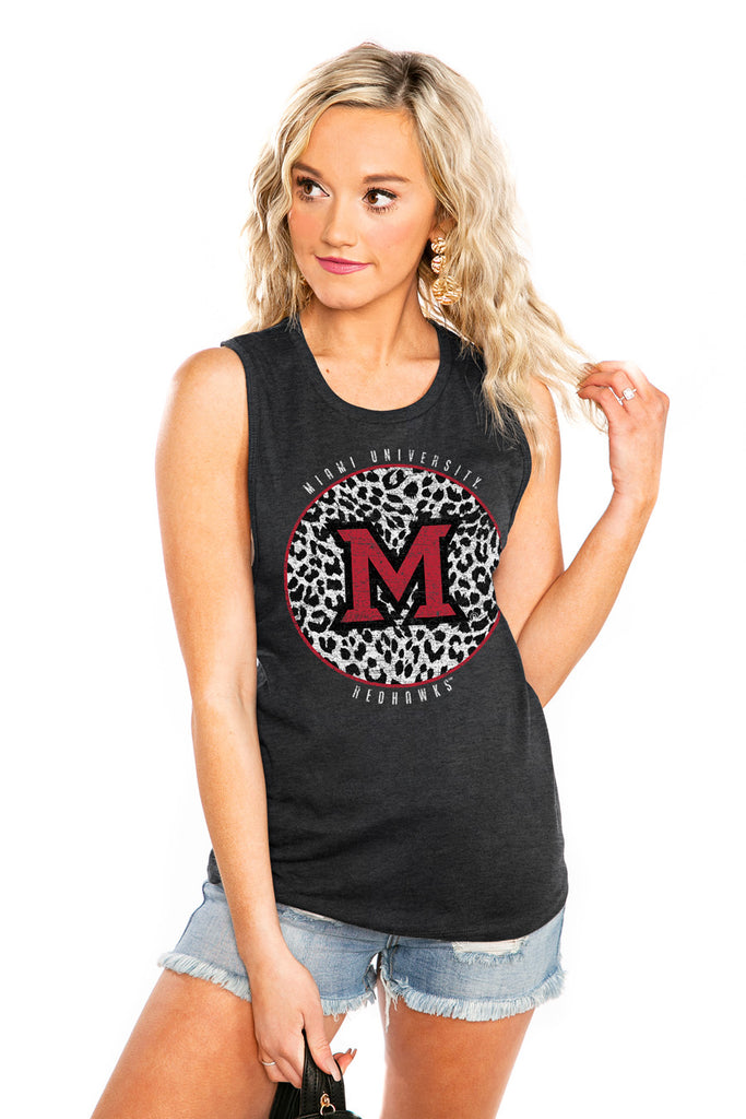 MIAMI OF OHIO REDHAWKS  "CALL THE SHOTS" JERSEY MUSCLE TANK - Shop The Soho