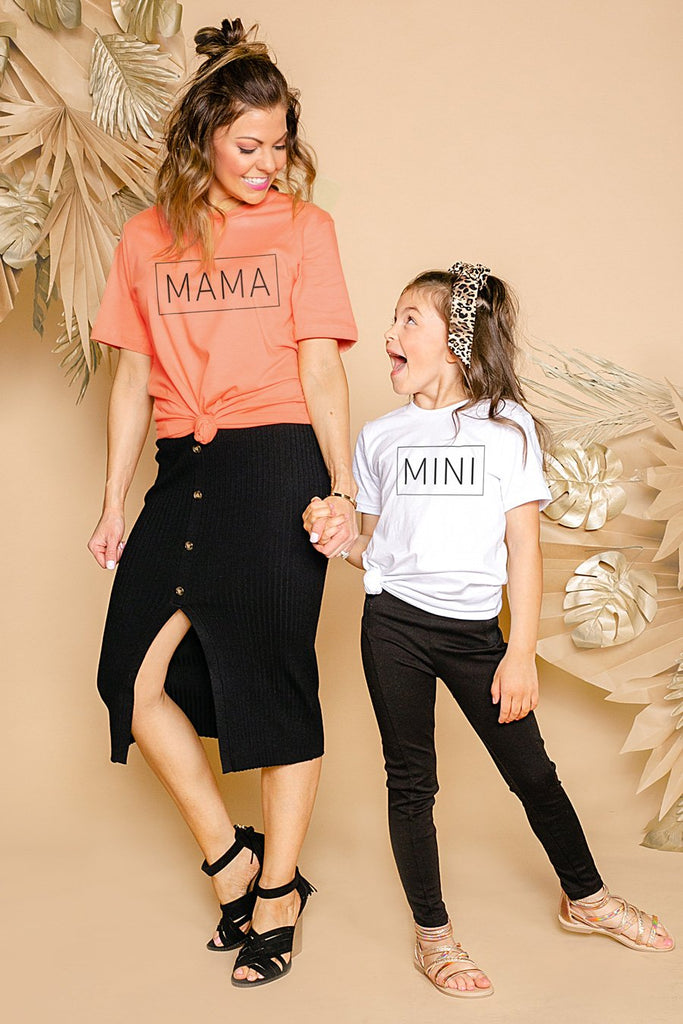The "Mama And Mini" Tee For Kids - Shop The Soho