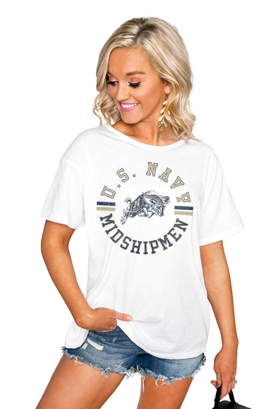US NAVY MIDSHIPMEN "VINTAGE DAYS" THE EASY TEE - Shop The Soho