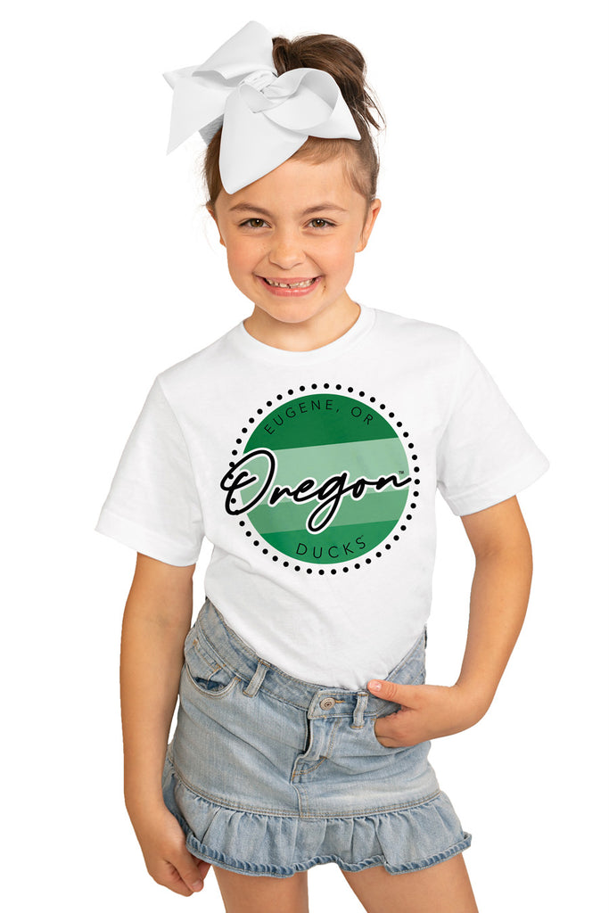 Oregon Ducks "Faded And Free" Youth Short-Sleeved Tee - Gameday Couture