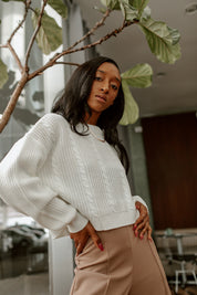 OAKLYN CROPPED SWEATER-