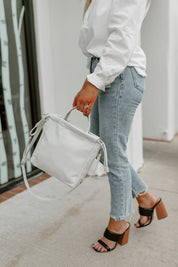 NOVA VEGAN LEATHER HANDBAG-HANDBAGS