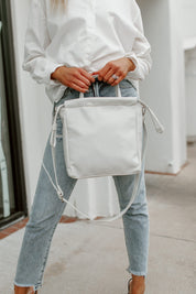 NOVA VEGAN LEATHER HANDBAG-HANDBAGS