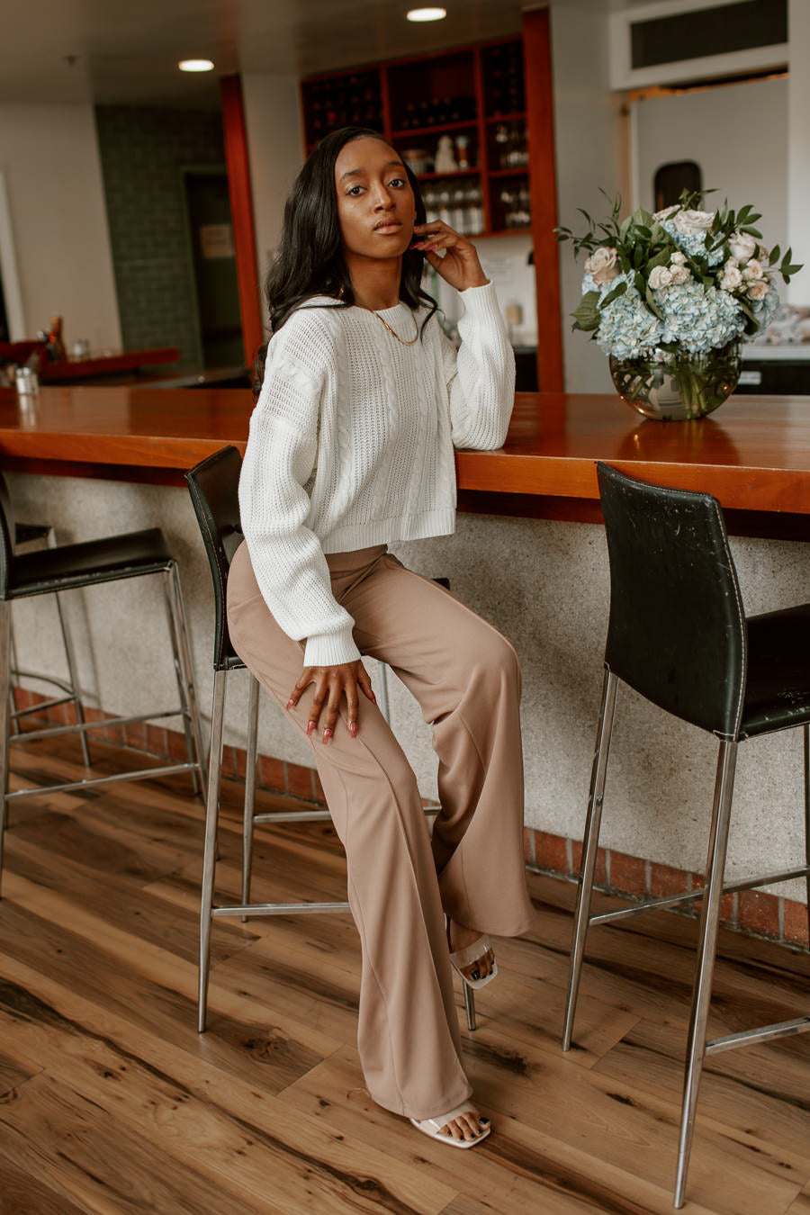 OAKLYN CROPPED SWEATER-