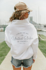 GLORY VINTAGE STANDARD FIT QUARTER ZIP PULLOVER