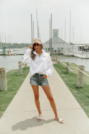 GLORY VINTAGE STANDARD FIT QUARTER ZIP PULLOVER