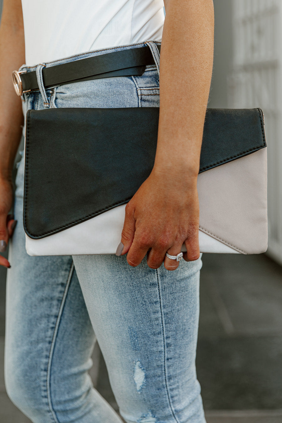 PERFECT MATCH ENVELOPE CROSSBODY CLUTCH