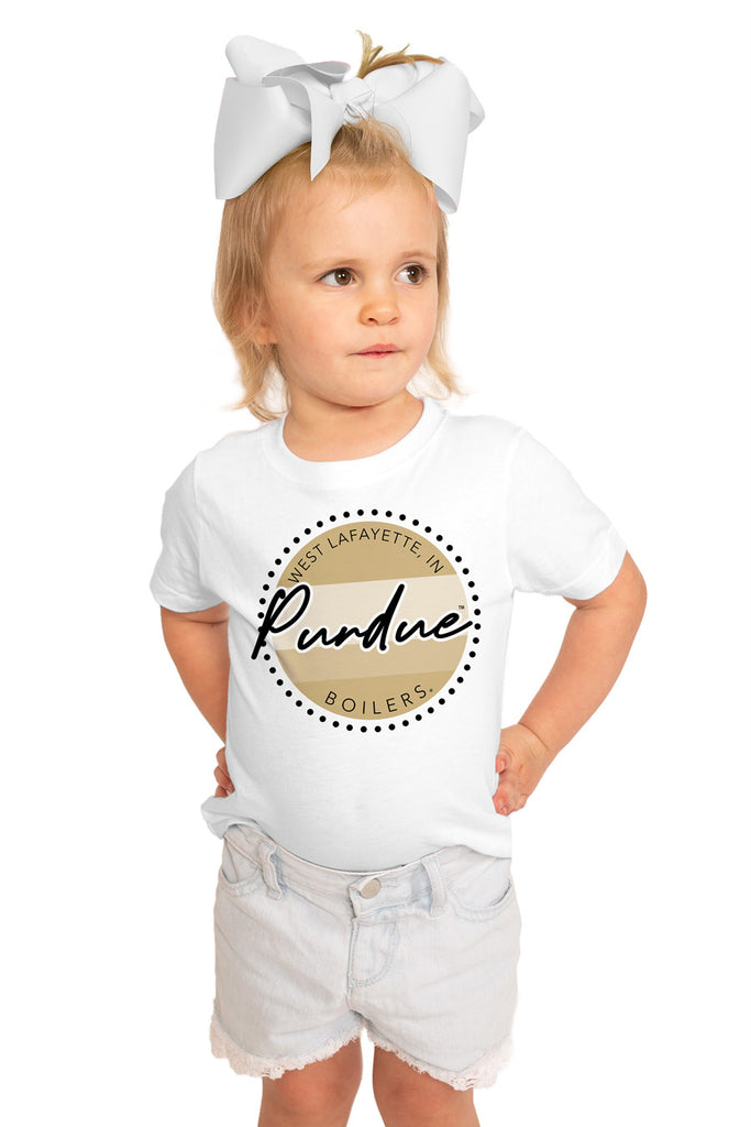 Purdue Boilermakers Faded And Free Crewneck Short Sleeved Tee - Shop The Soho