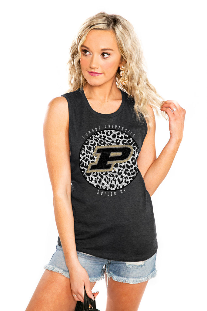 PURDUE BOILERMAKERS  "CALL THE SHOTS" JERSEY MUSCLE TANK - Shop The Soho