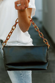 RAYNE FAUX LEATHER CROSSBODY HANDBAG IN BLACK-HANDBAGS