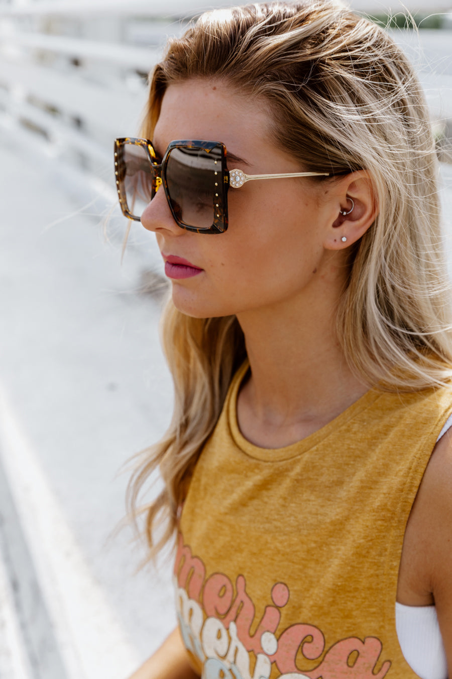 SAWYER CAT EYE SUNGLASSES-SUNGLASSES