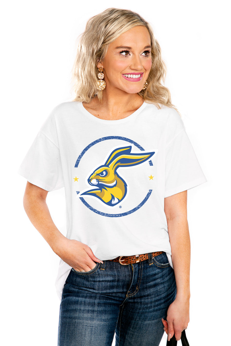 SOUTH DAKOTA STATE JACKRABBITS "END ZONE" THE EASY TEE - Shop The Soho