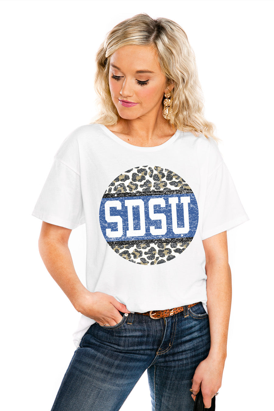 SOUTH DAKOTA STATE JACKRABBITS "SCOOP & SCORE" THE EASY TEE - Shop The Soho