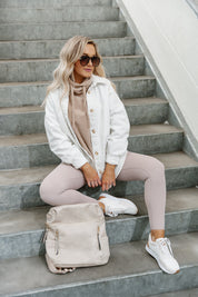 AVA OVERSIZED DENIM SHACKET IN IVORY-VESTS AND JACKETS