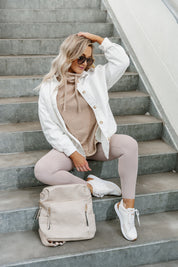 AVA OVERSIZED DENIM SHACKET IN IVORY-VESTS AND JACKETS