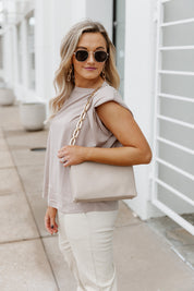 PASSANGER DOUBLE CHAIN CROSSBODY BAG