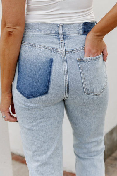 WARREN HIGH RISE TAPERED MOM JEANS
