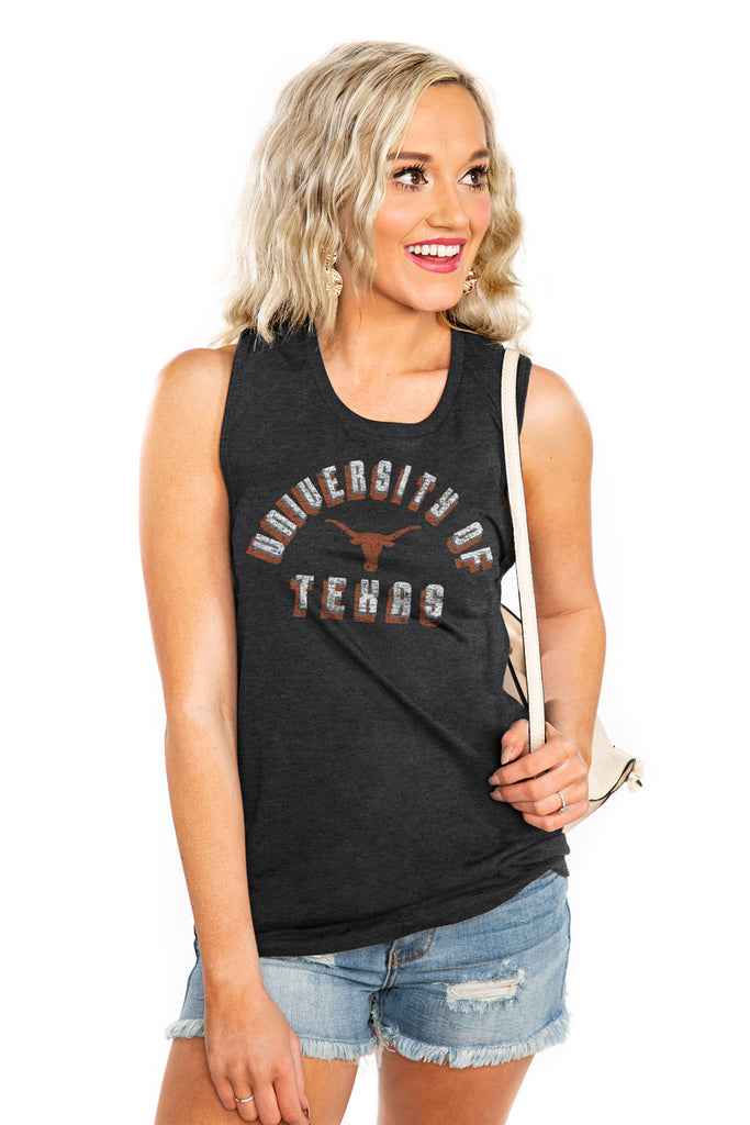 TEXAS LONGHORNS "MAKE A STATEMENT" JERSEY MUSCLE TANK - Shop The Soho