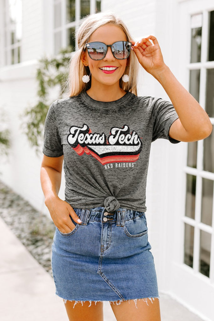 Texas Tech Red Raiders "Vivacious Varsity" Boyfriend Top - Shop The Soho