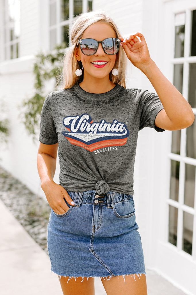 Virginia Cavaliers "Vivacious Varsity" Boyfriend Top - Shop The Soho