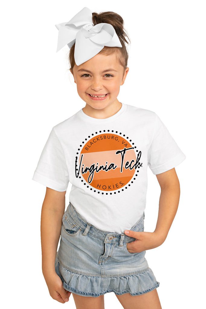 Virginia Tech Hokies "Faded And Free" Youth Short-Sleeved Tee - Gameday Couture