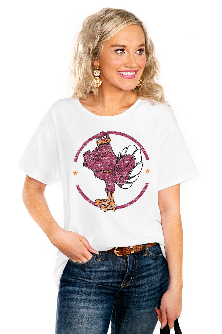 VIRGINIA TECH HOKIES "END ZONE" THE EASY TEE - Shop The Soho