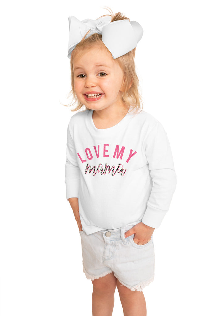 The "Baby Love" Classic Graphic Long Sleeve Toddler Tee - Gameday Couture
