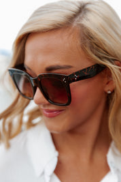 THE "WINSTON" WAYFARE SQUARE SUNGLASSES-SUNGLASSES