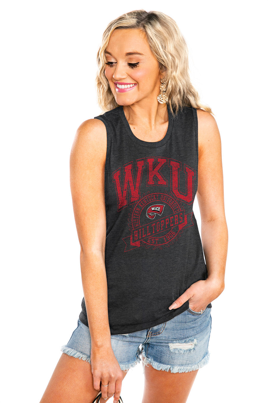 WESTERN KENTUCKY HILLTOPPERS NEVER BETTER JERSEY MUSCLE TANK – GAMEDAY  COUTURE