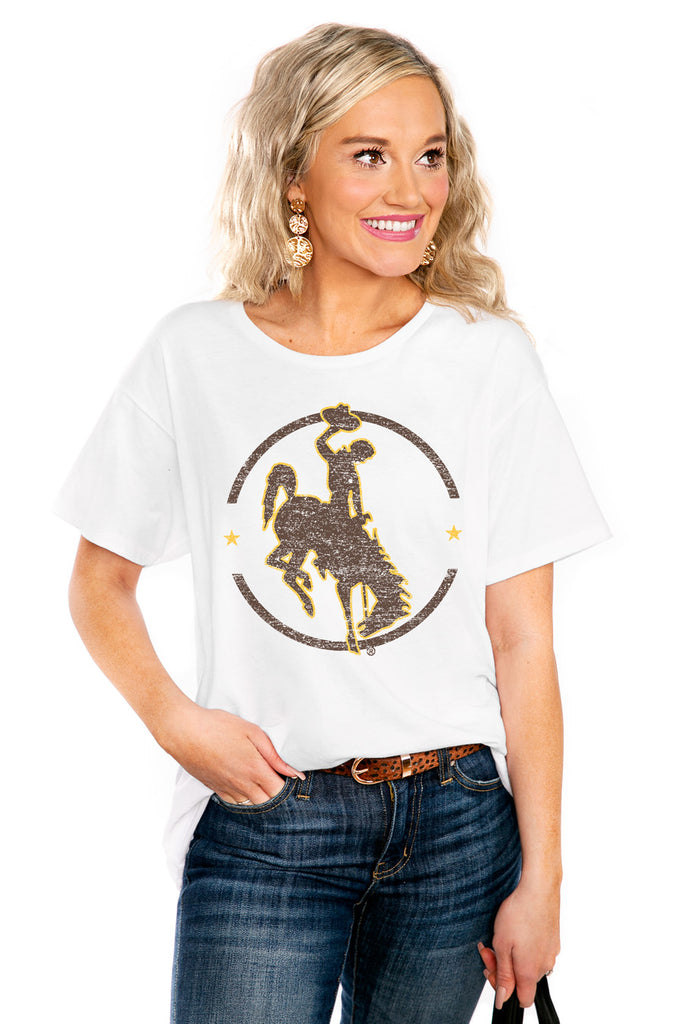 WYOMING COWBOYS "END ZONE" THE EASY TEE - Shop The Soho