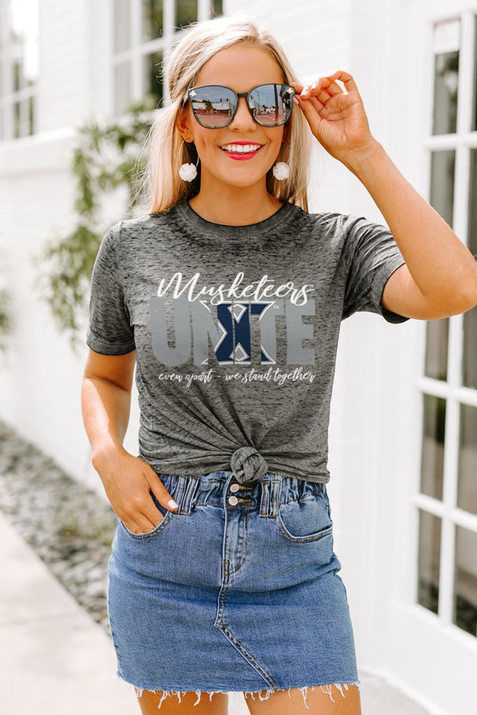 Xavier University Musketeers "Rising Together" Boyfriend Top - Shop The Soho